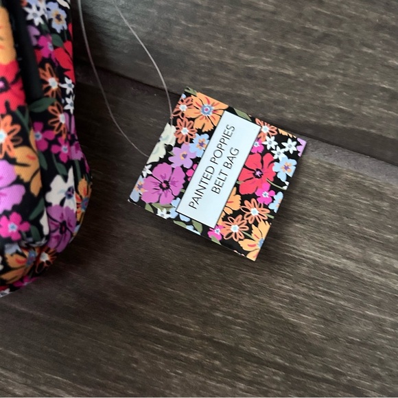 NWT Brighton Painted Poppies Floral Belt Bag Fanny Pack - Picture 5 of 8